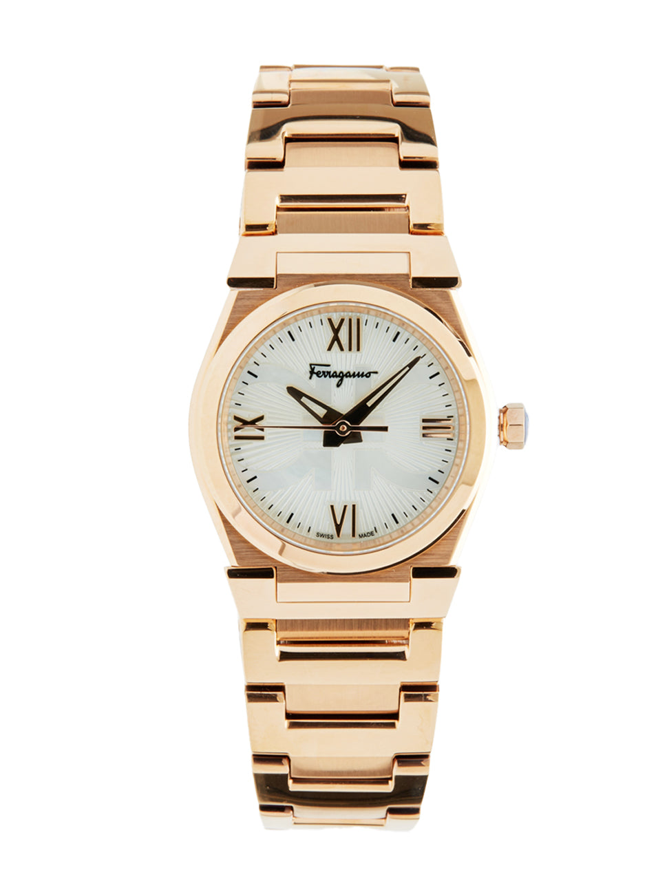 Ferragamo Women's Vega Watch Silver/Gold 28mm SFYG00621