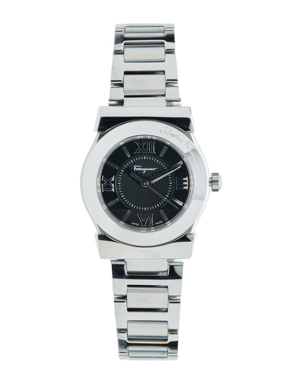 Ferragamo Women's Vega Watch Black/Silver 28mm FI5020013