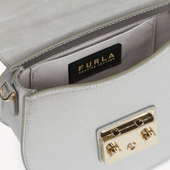 Furla Metropolis Round Mini Crossbody Bag Plt/Lt Slv/Agnt Mini BATJEP0 BATJEP0A.02800041S1007