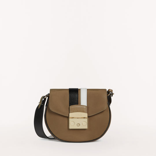 Furla Metropolis Round Mini Crossbody Bag Fang/Ner/Talcoh Mini