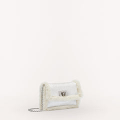 Furla 1927 Crossbody Bag Belt Bag WE00015 Wht Ctn Silver Mini WE00015BX04130933S1003