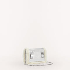 Furla 1927 Crossbody Bag Belt Bag WE00015 Wht Ctn Silver Mini WE00015BX04130933S1003