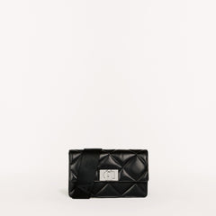 Furla 1927 Soft Crossbody Strap, Nero, Vit Sor Trp Nas