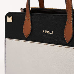 Furla Afrodite Tote Bag Perla Nero Cogn S WB00673BX14271766S1007