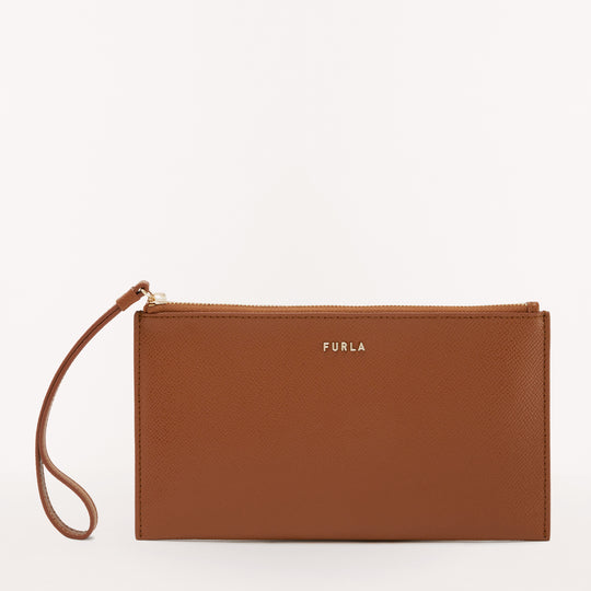 Furla Classic Envelope Bag Cognac h XL