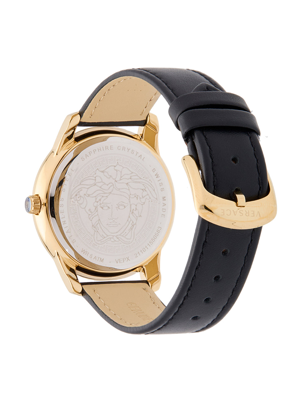 Versace Women's Greca Ladies Watch White/Black 36mm VEPX01021