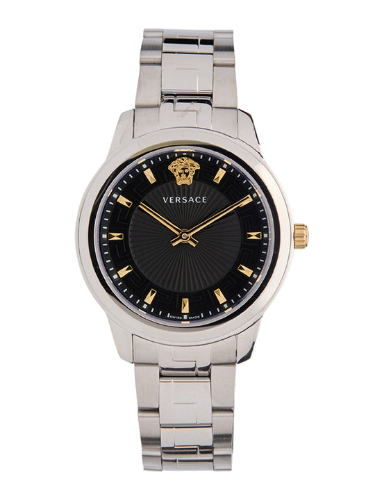 Versace Versace Women's Greca Ladies Black/Silver Watch