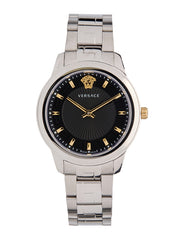 Versace Women's Greca Ladies Watch Black/Silver 36mm VEPX01121