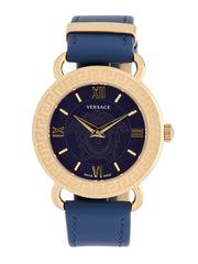 Versace Women's Medusa Quartz Watch Blue/Blue 36mm VEPU01121