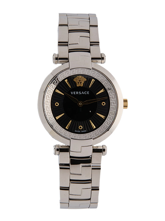 Versace Versace Women's Revive Quartz Black/Silver Watch