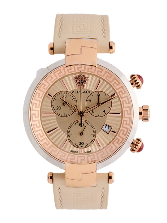 Versace Versace Women's Revive Chrono Ivory/Ivory Watch