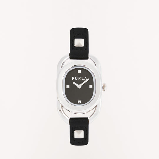 Furla Studs Index Oval Case Nero O6 24mm