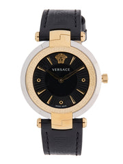 Versace Women's Revive 2 Hands Restyling Watch Gold/Black 35mm VE2L00221