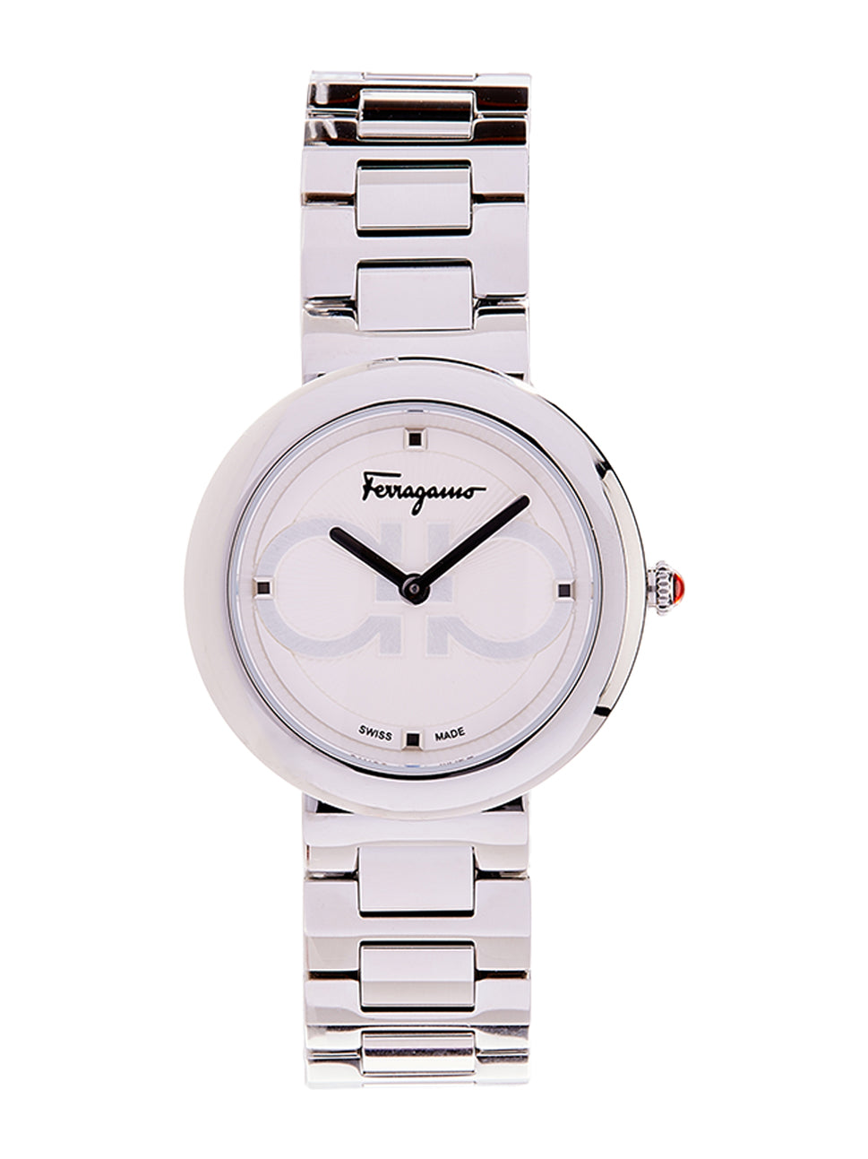 Ferragamo Women's Chic Bracelet Bracelet White/Silver 32mm SFMF00321