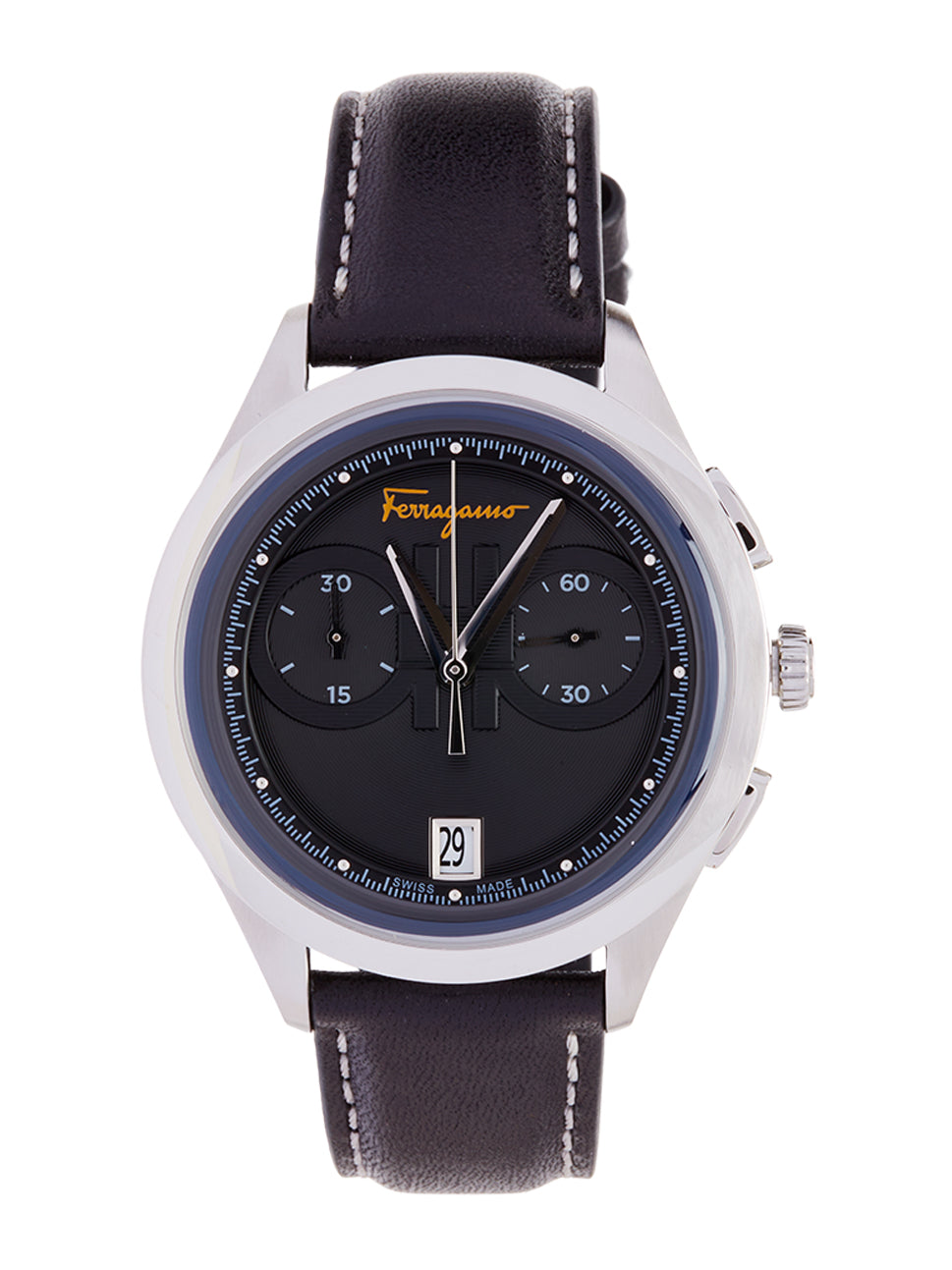 Ferragamo Men's Racing Watch Black/Black 42mm SFYI00121