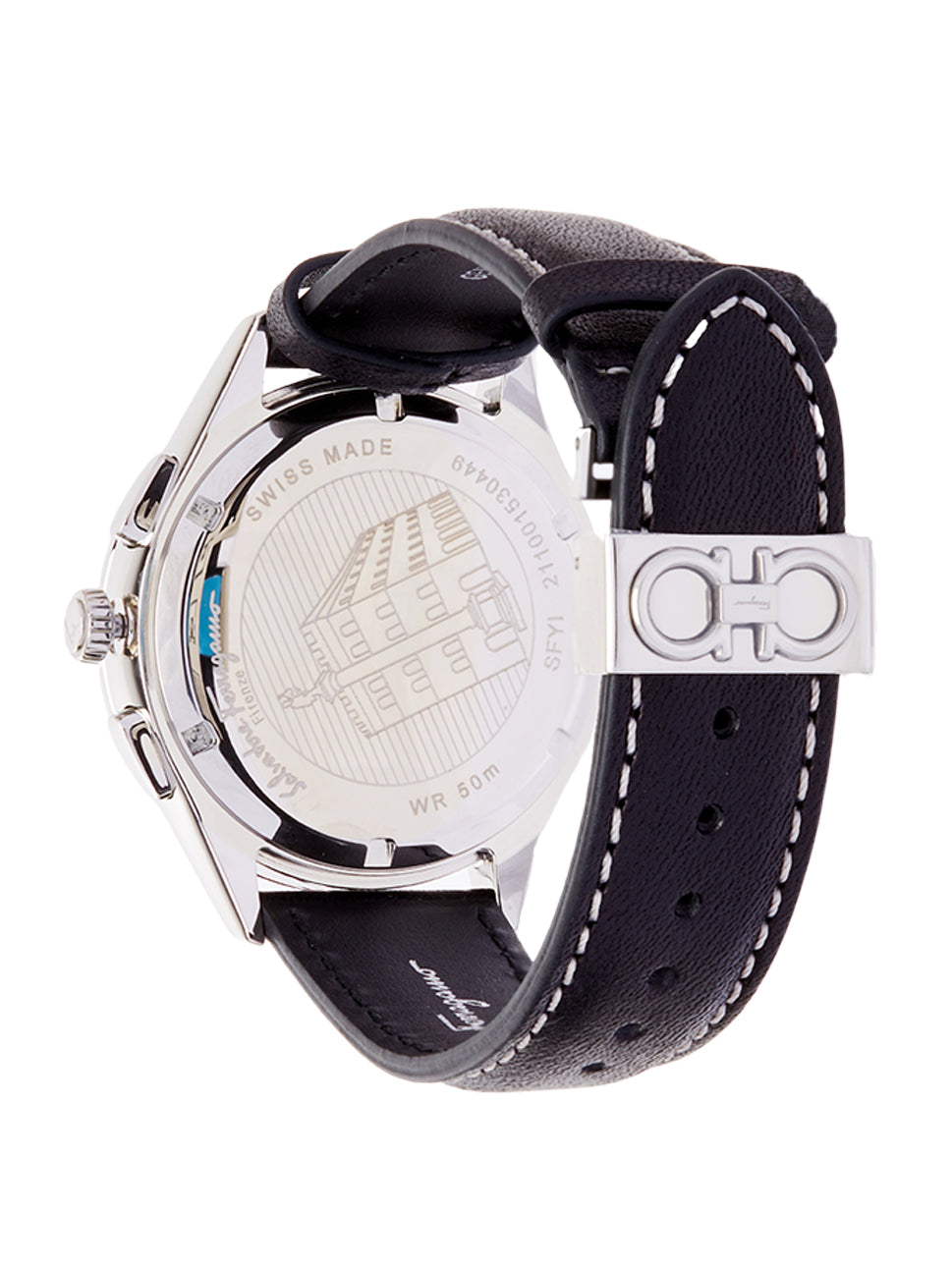 Ferragamo Men's Racing Watch Black/Black 42mm SFYI00121