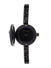 Versace Women's Medusa Secret Watch Black 25mm VEZ500321