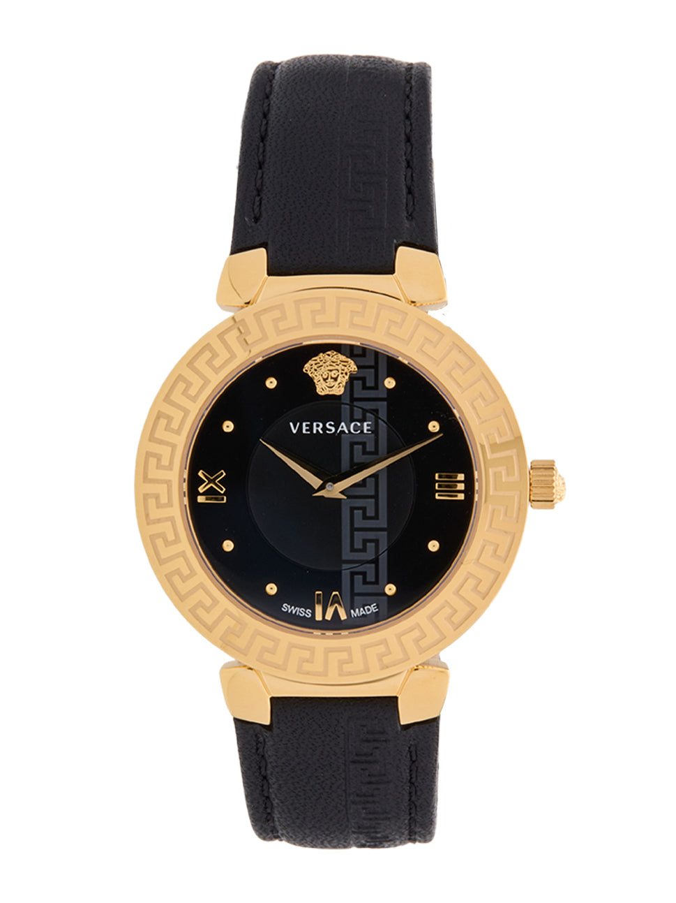Versace Women's Daphnis Watch Black/Gold 35mm V16050017