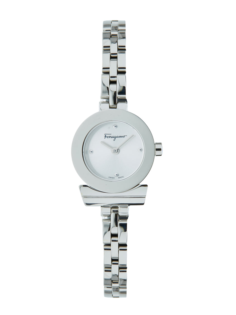 Ferragamo Women's Gancino Brac Watch Silver/Silver One Size FBF010016