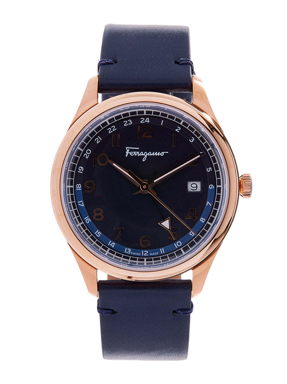Ferragamo Men's Watch Blue/Silver 40mm SFMU00222