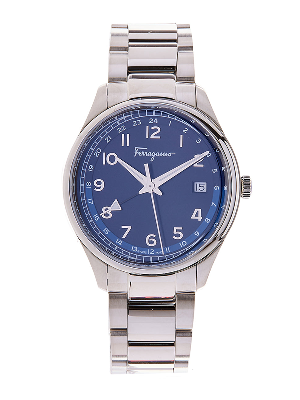 Ferragamo Men's Watch Blue/Silver 40mm SFMU00322