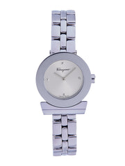 Ferragamo Women's Gancino Watch Silver/Gold/Silver 27mm SFPD00619