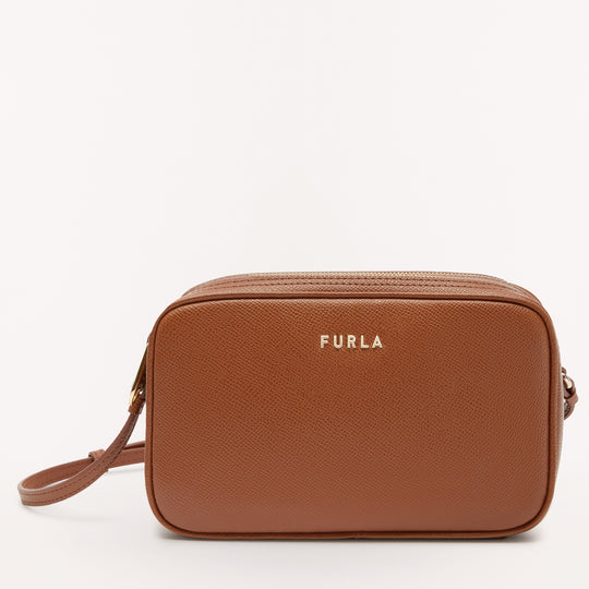 Furla Lilli Crossbody Bag Pouch Cognac h XL