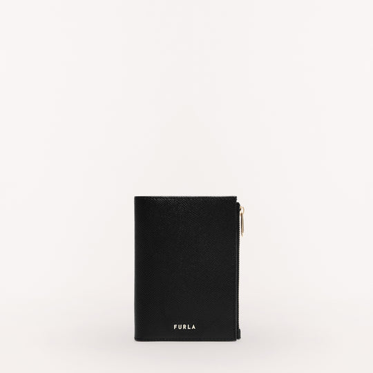 Furla Classic Passport Holder w/ zip Nero O6 S