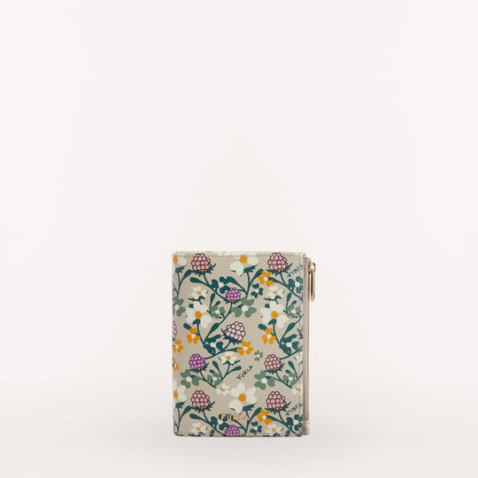 Furla Classic Passport Holder w/ zip Ton Perla Perla S