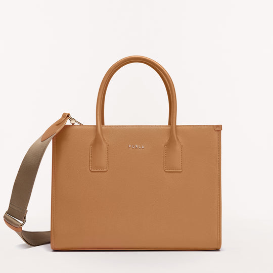 Furla Afrodite Open Tote Bag Caramello f L