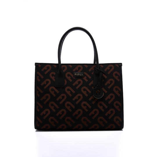 Furla Afrodite Open Tote Bag Toni Nero L