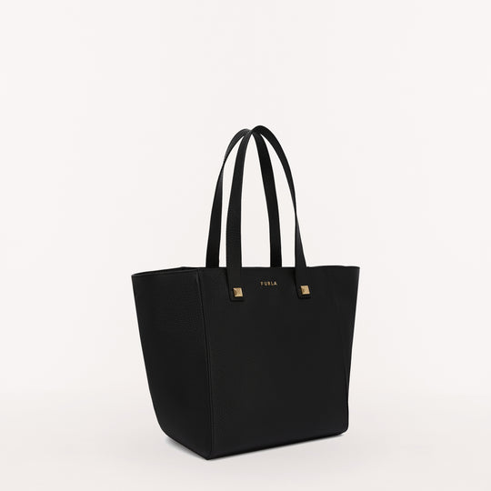 Furla Afrodite Tote Bag with zip Nero O6 M