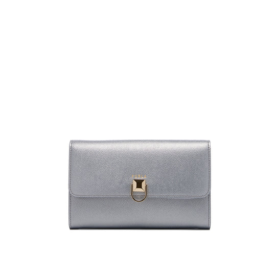 Furla Circe Crossbody Bag Silver XL
