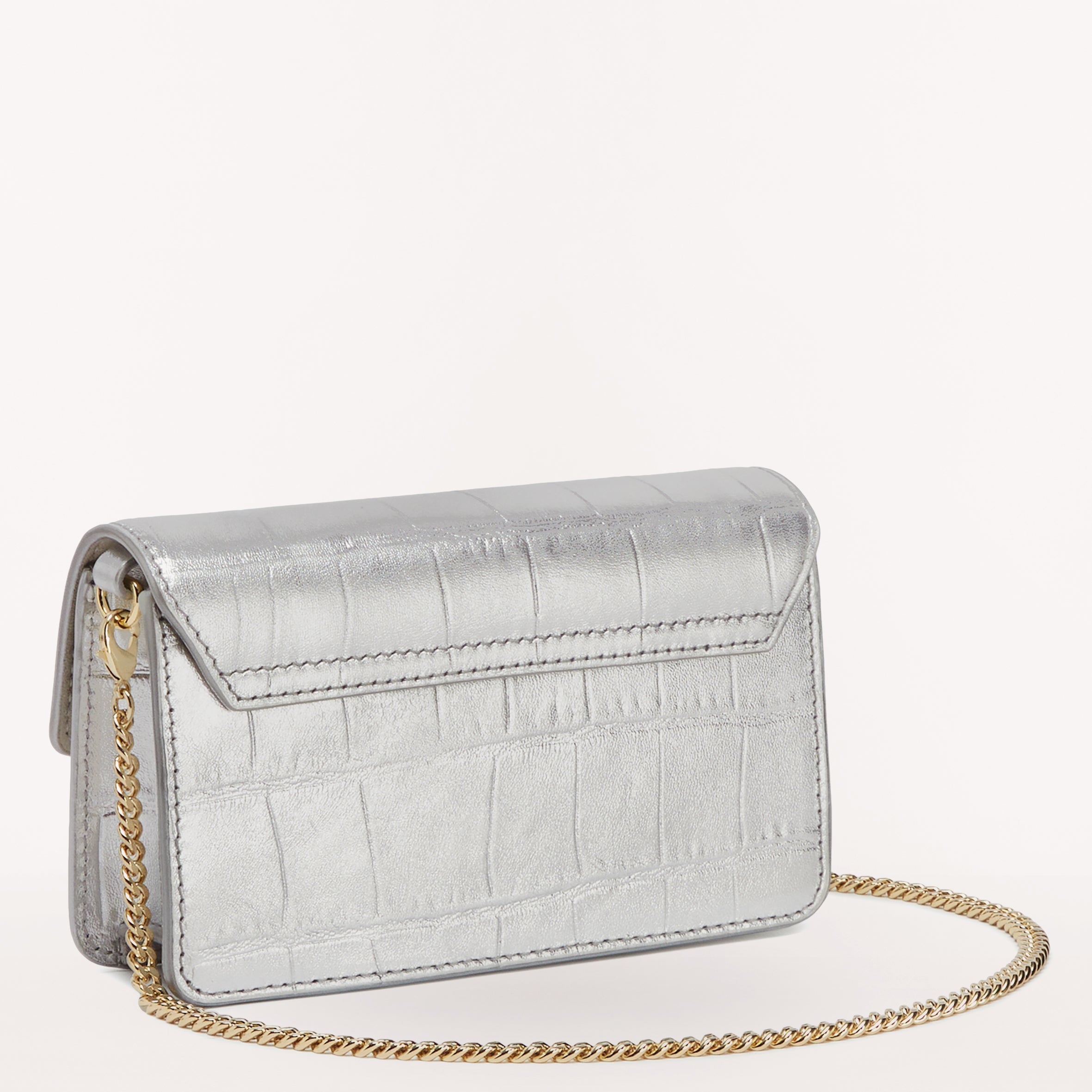 Furla Venere Pochette Crossbody Bag Silver XL WE00480CME000Y30001007