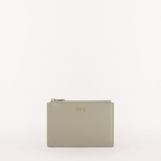 Furla Classic Card Case w/ zip Marm Perl Talco M