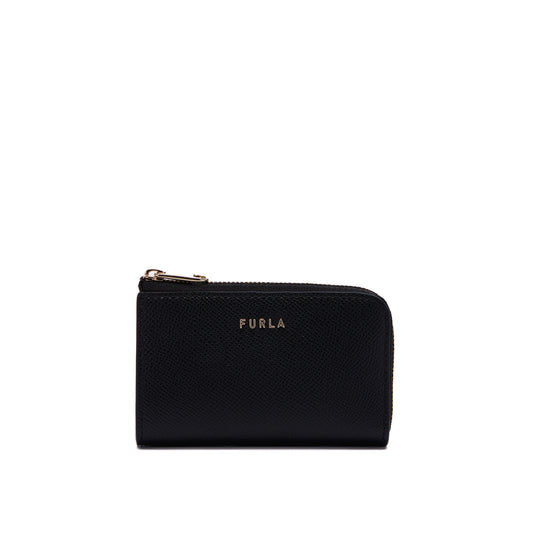 Furla Classic Key Case zip Around Wallet Nero O6 One Size