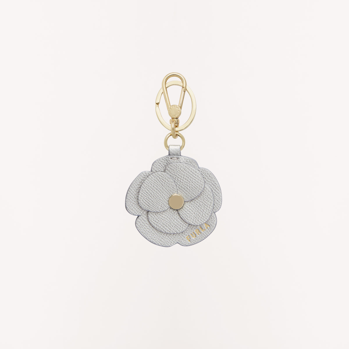 Furla Classic Flower Keyring Silver One Size WR00528BX0342Y30001007