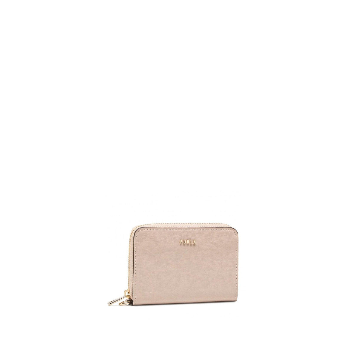Furla Babylon Zip Around Beige Card Case - InstaRunway.com
