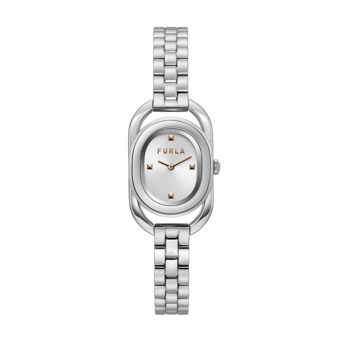 Furla Studs Index Oval Case 24mm - InstaRunway.com