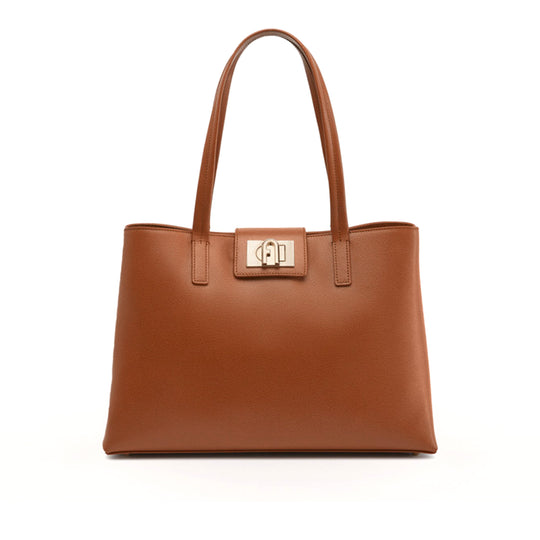 Furla 1927 Tote Bag Cognac H One Size