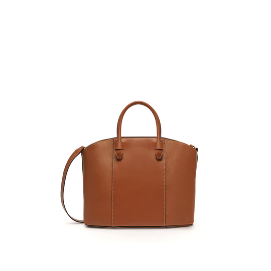 Furla Miastella Brown Tote Bag Cognac H One Size