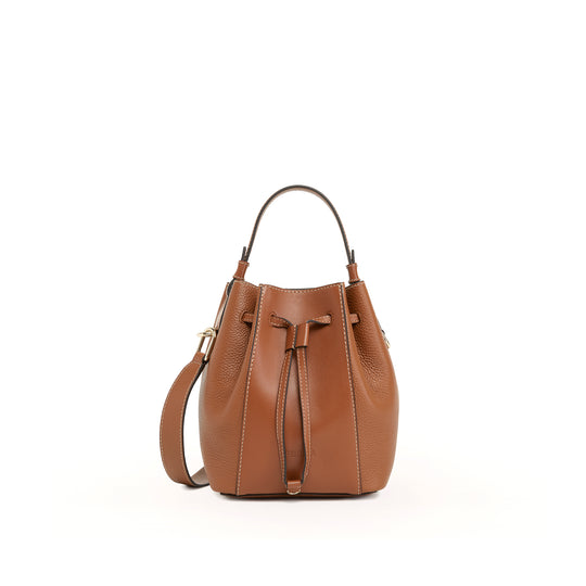 Furla Miastella Bucket Bag Cognac H Mini