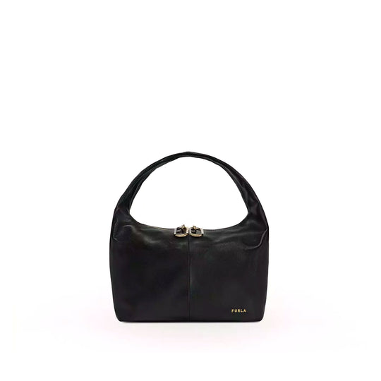 Furla Ginger M Black Shoulder Bag Black One Size