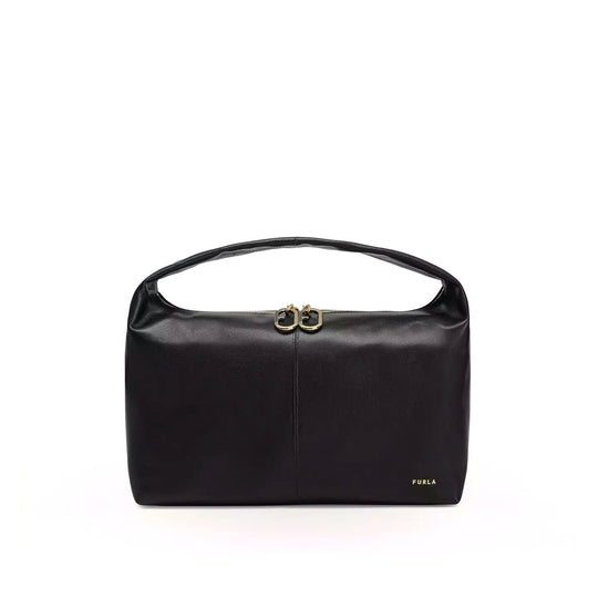 Furla Ginger L Black Shoulder Bag Nero One Size