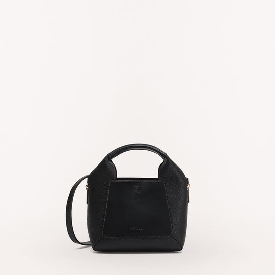 Furla Gilda Tote Bag Nero Marmo C Mini