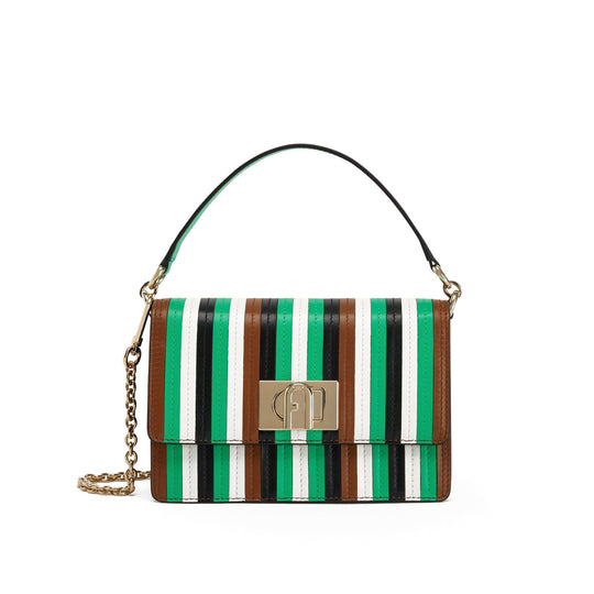 Furla 1927 Mini Crossbody Bag Nero Grass Talc Mini