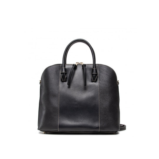 Furla Miastella Large Dome Top Handle Bag Nero One Size