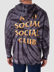 Anti Social Social Club Effectionate Black Tie Dye Hoodie