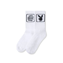 Anti Social Social Club Playboy x ASSC Bunny White Socks