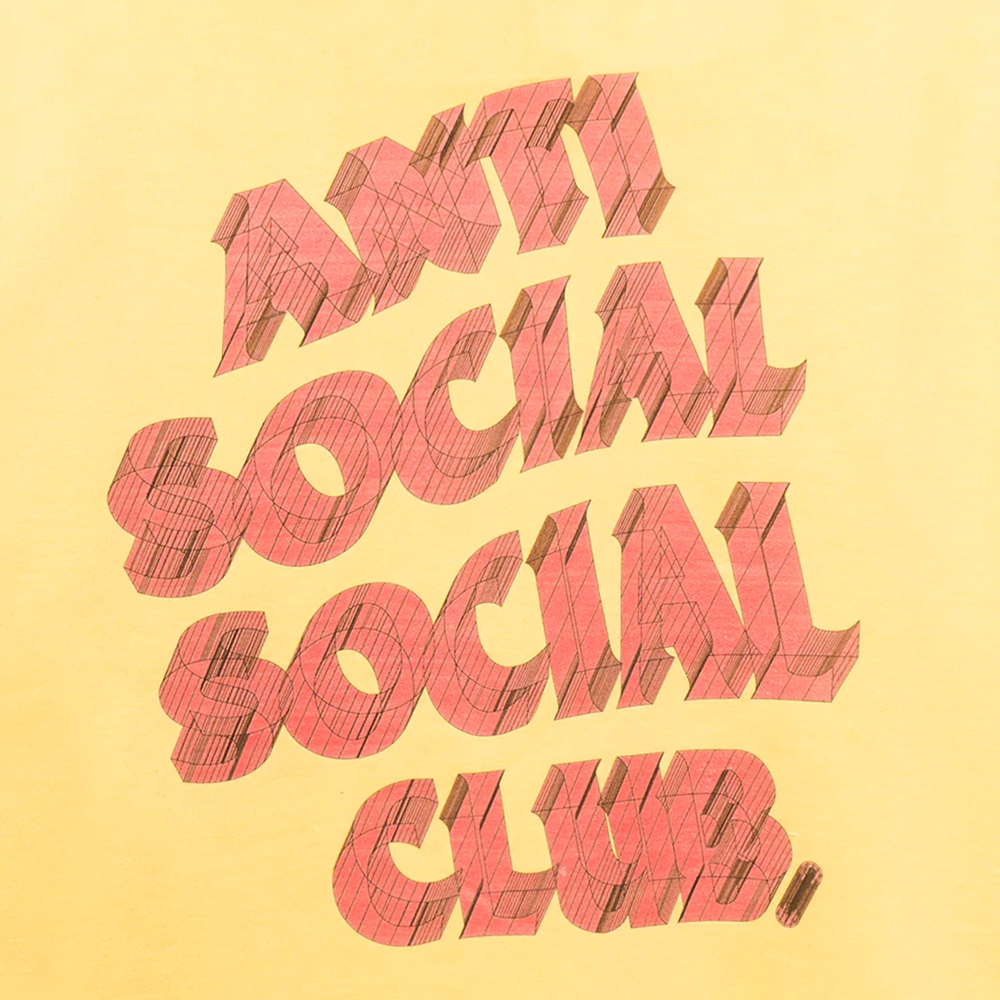 Anti Social Social Club How Deep Yellow Hoodie